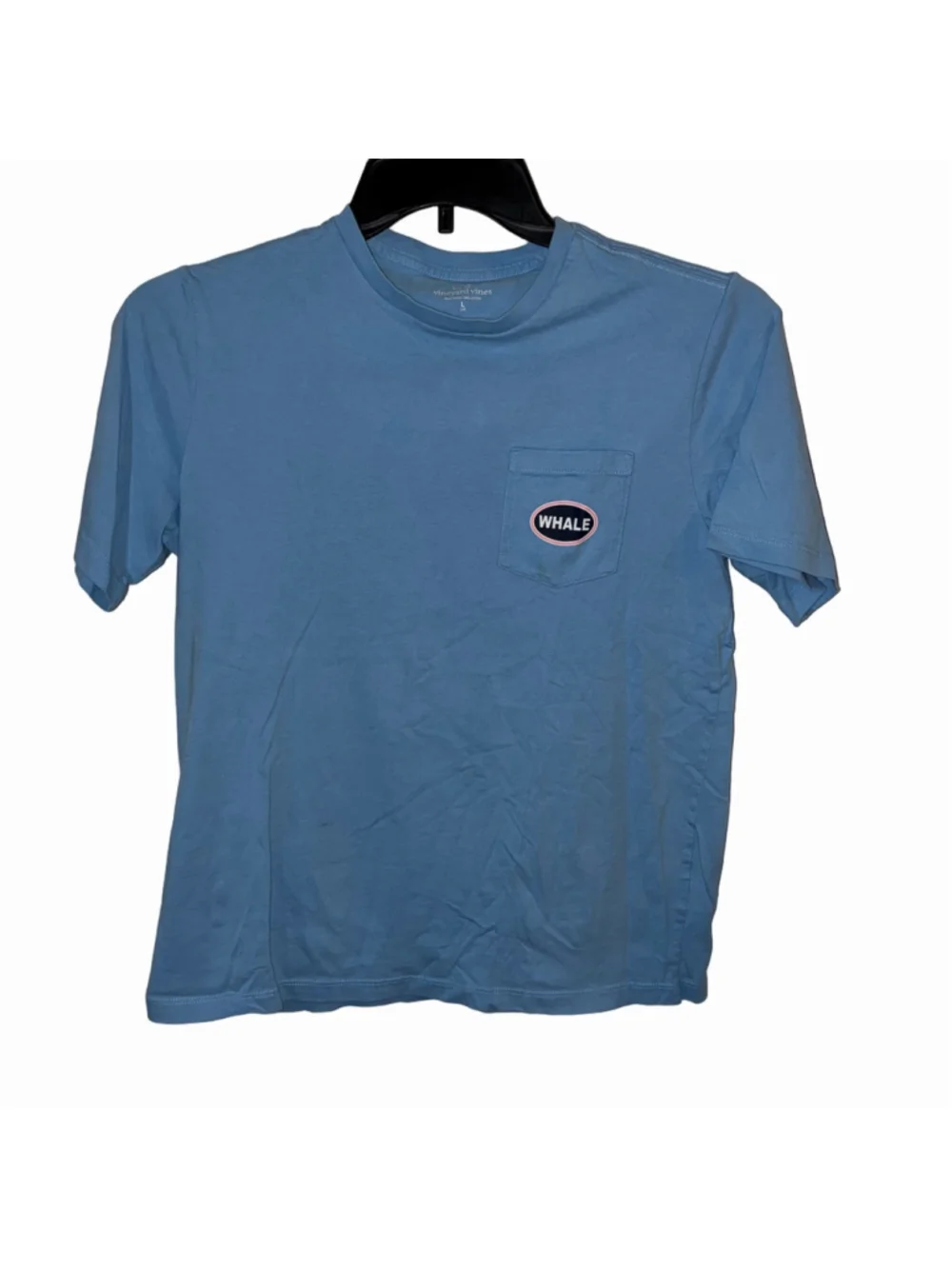 Boys Vineyard Vines Short Sleeve Graphic Tee Blue Size L